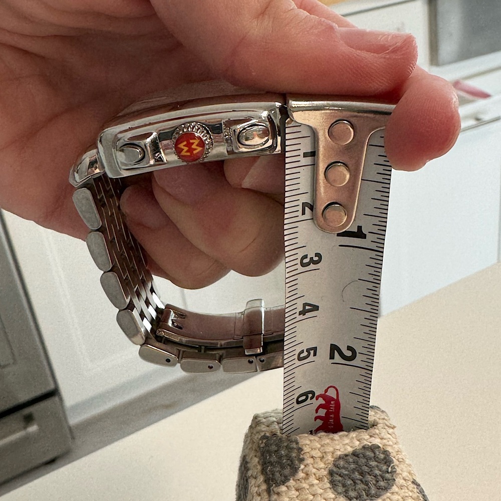 Michele Silver Deco Watch Without Diamonds - Picture 8 of 11